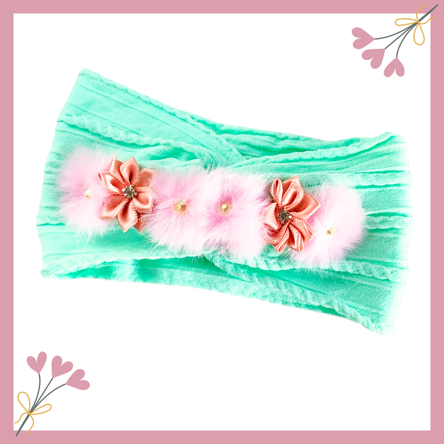Newborn Headband | Soft Nylon Head Wraps | Soft Baby Headbands