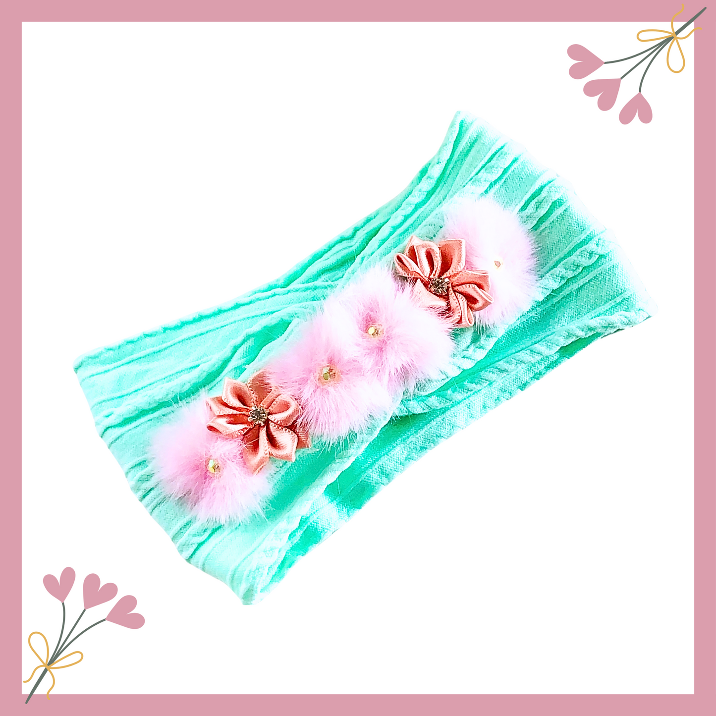 Newborn Headband | Soft Nylon Head Wraps | Soft Baby Headbands