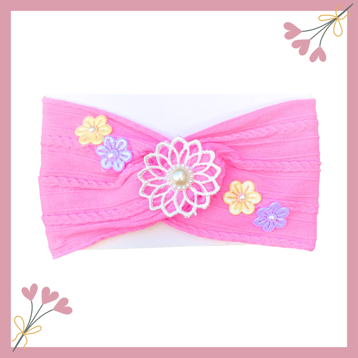 Newborn Headband | Soft Nylon Head Wraps | Soft Baby Headbands