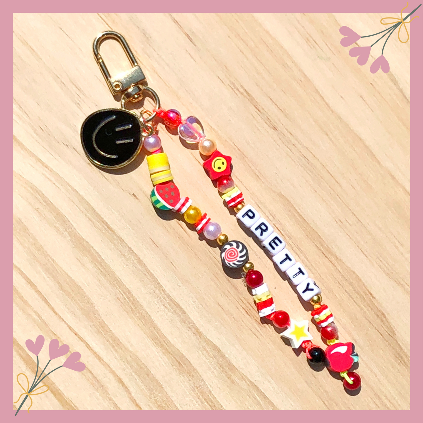 πβ¨ Colorful Beaded Keychains for Girls | Personalized & Fun β¨π