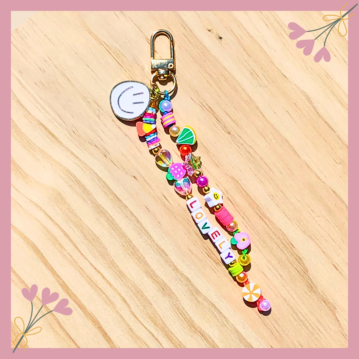 πβ¨ Colorful Beaded Keychains for Girls | Personalized & Fun β¨π