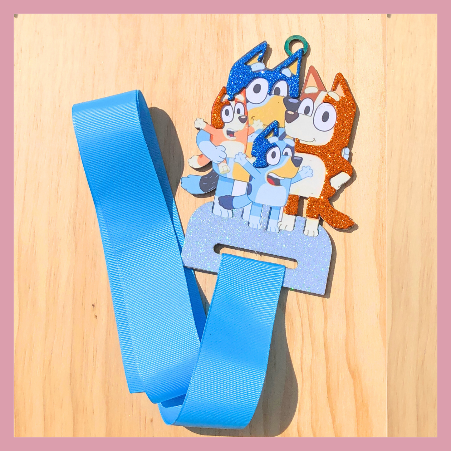 Bluey Hair Bow Holder – Bluey and Bingo Bow Organizer for Girls