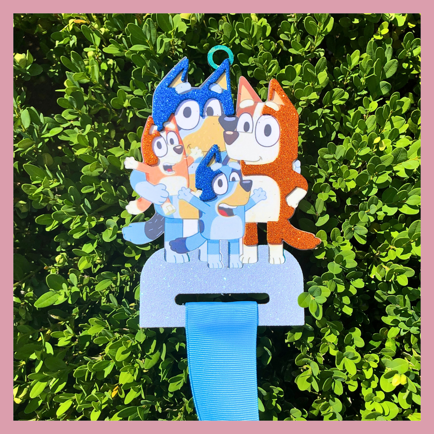 Bluey Hair Bow Holder – Bluey and Bingo Bow Organizer for Girls