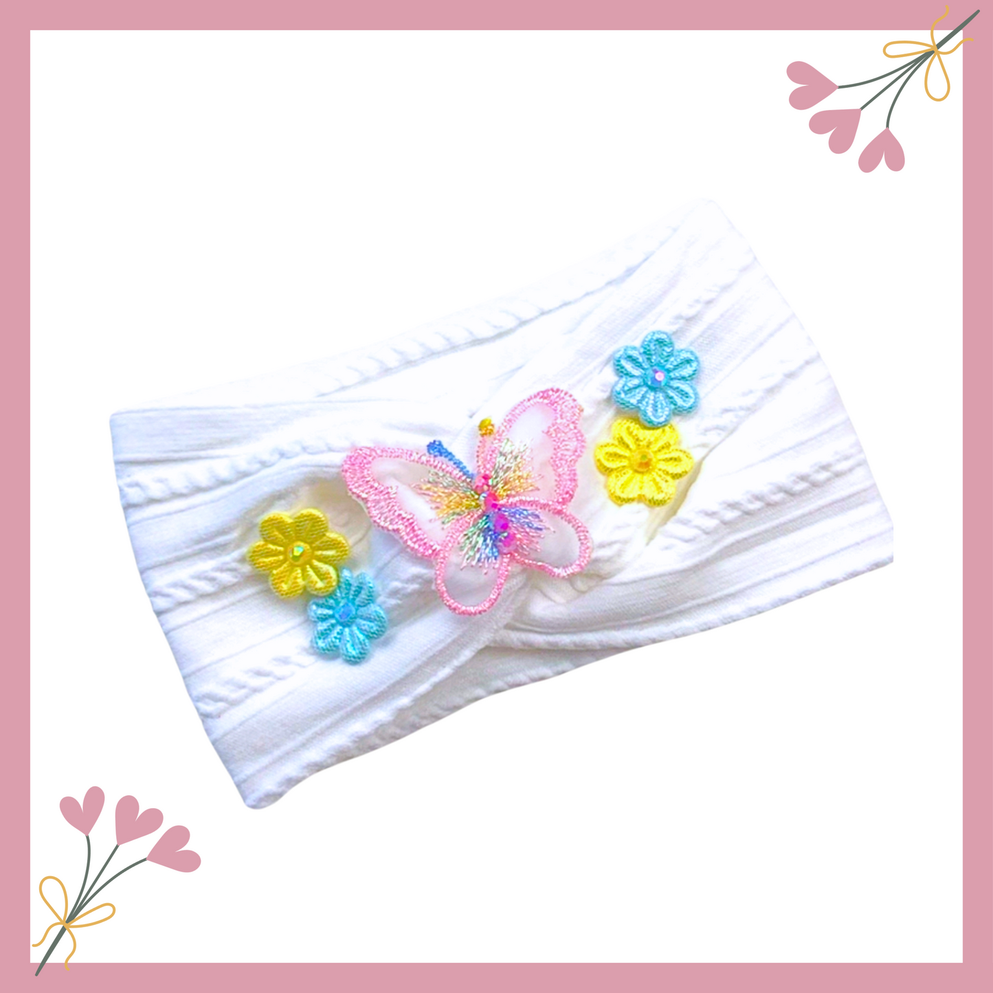 Newborn Headband | Soft Nylon Head Wraps | Soft Baby Headbands