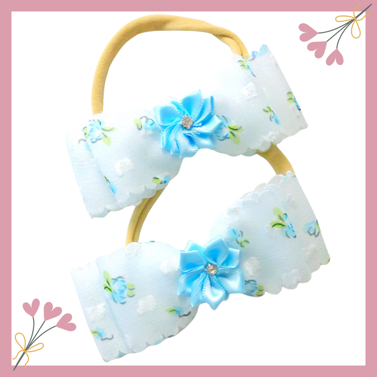 Set of 4 Headband for Girls | Floral Headbands