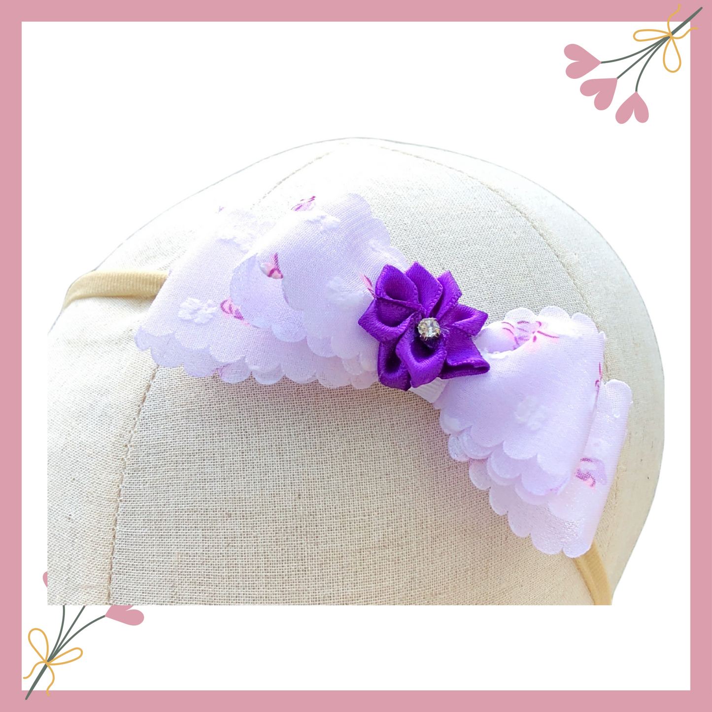 Set of 4 Headband for Girls | Floral Headbands