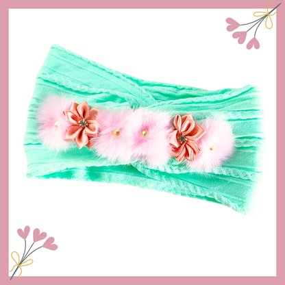 Newborn Headband | Soft Nylon Head Wraps | Soft Baby Headbands