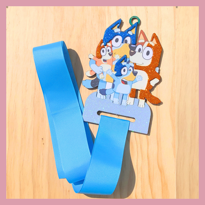 Bluey Hair Bow Holder – Bluey and Bingo Bow Organizer for Girls