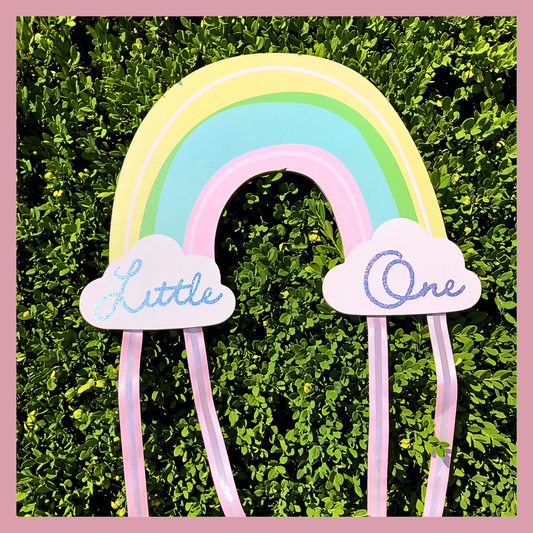 Rainbow Hair Bow Holder – Rainbow Bow Organizer for Girls.